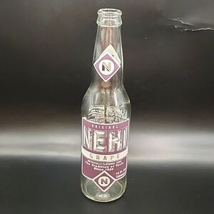 Vintage Nehi Grape Soda Bottle 12 oz